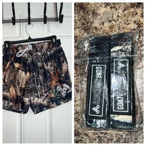 Goat Strength camo shorts